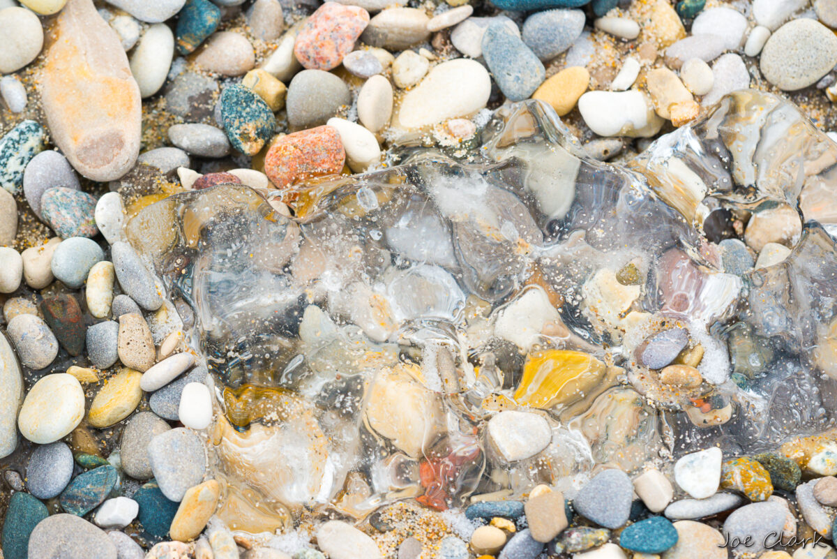 Ice and Pebbles 3 by Joe Clark American landscape Photographer