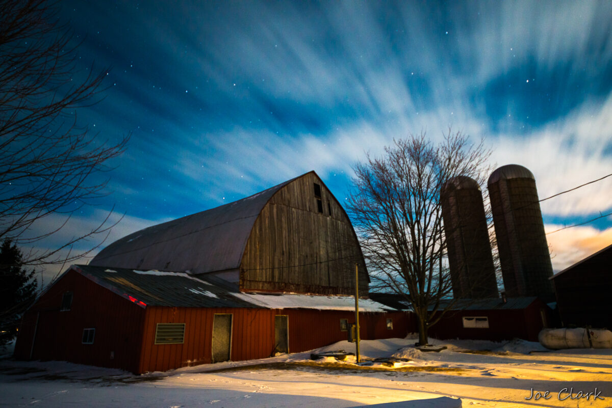 Night on the Farm by Joe Clark American landscape Photographer