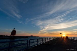 Sunset Stroll by Joe Clark