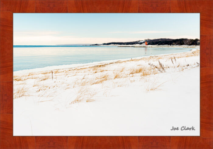 Charlevoix Light in Winter by Joe Clark R60553.jpg