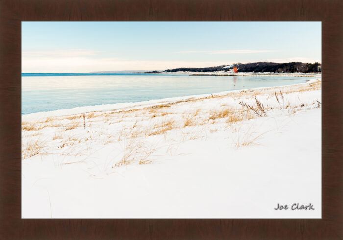 Charlevoix Light in Winter by Joe Clark R60587.jpg