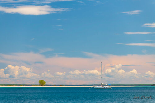 SV Animaashi Anchored at High Island