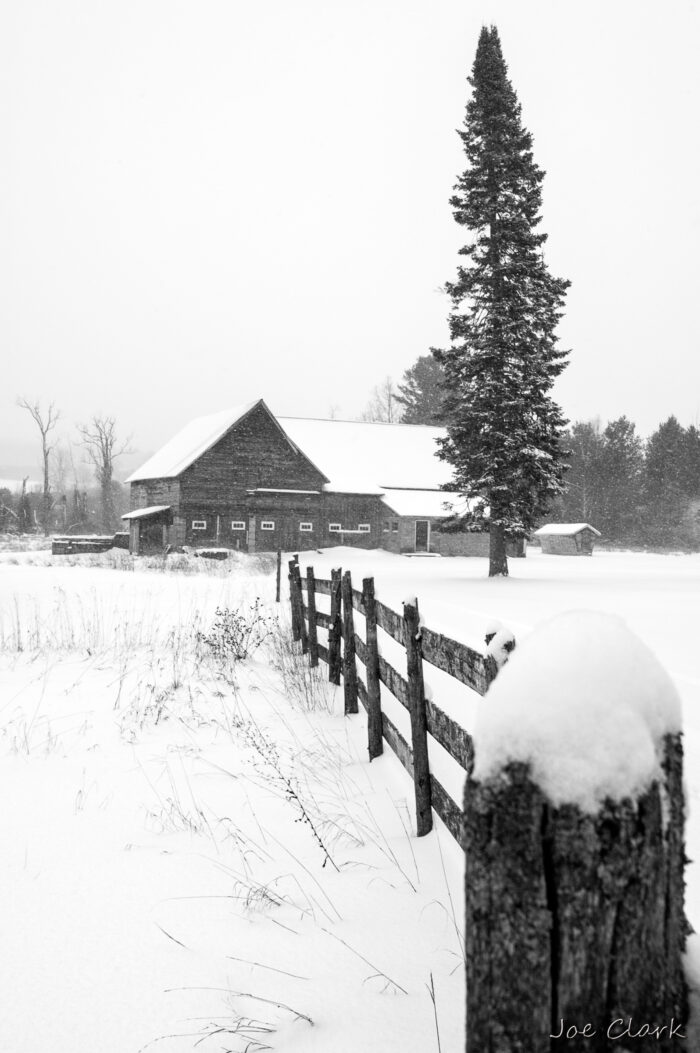 Winter on the farm.